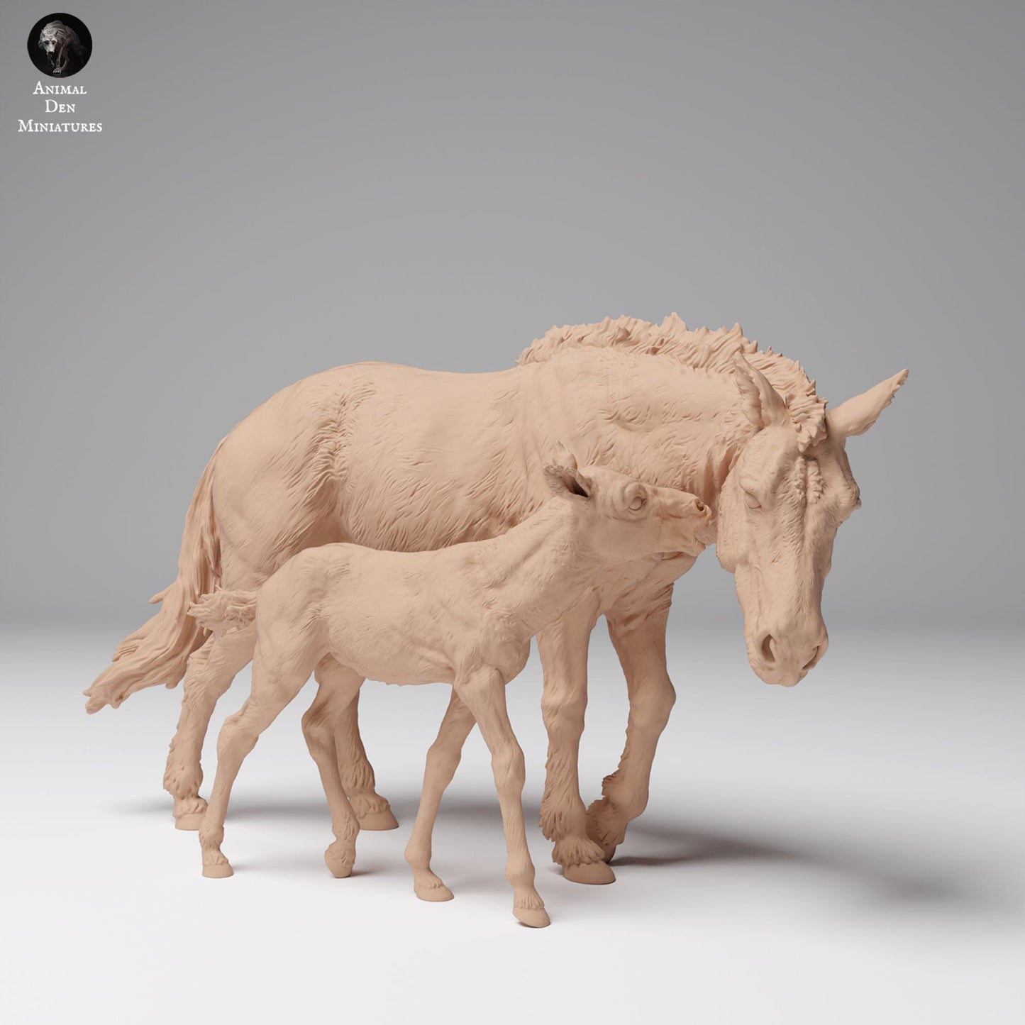Produktfoto Tier Figur Diorama, Modellbau: 0: Wildtier Figur: Przewalski-Pferd mit Fohlen (Ref 24_12_03)