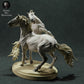 Product photo Animal Figure Diorama, Model Building: 0: Wildlife Figure: Fighting Camargue Horses – Stallions (Ref 01_01_74)