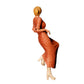 3DP Miniatures 3: Stehende Figur: Frau im langen Kleid & Stiefeln (Ref. Nr. 458)