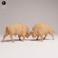 Product photo Animal Figure Diorama, Model Building: 0: Wildlife Figure: Fighting American Bison (Ref 25_09_09)