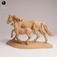 Product photo Animal Figure Diorama, Model Building: 0: Wild Animal Figures: Galloping Mustang Mare and Foal – Horses (Ref 25_09_05)