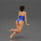 Diorama model building product photo 3: Diorama miniature: Woman in a one-piece swimsuit at the pool's edge, leaning forward (Ref No. A55)