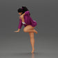 Diorama model building product photo 4: Diorama miniature: Female figure in long shirt and bikini, leaning on table (Ref No. A52)