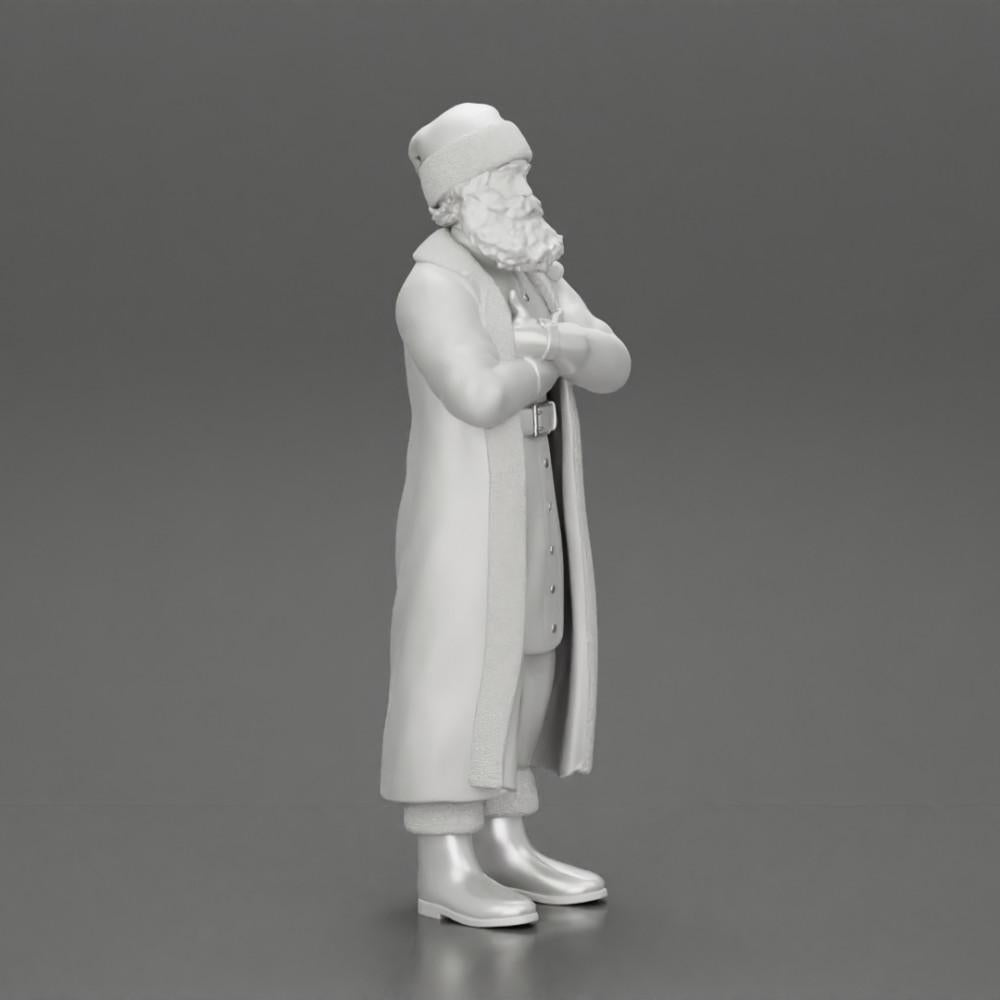 Diorama model building product photo 7: Santa Claus miniature, standing with crossed arms for diorama (Ref No. A51)