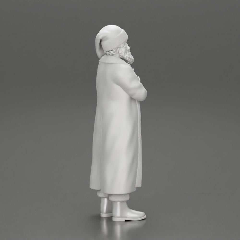 Diorama model building product photo 8: Santa Claus miniature, standing with crossed arms for diorama (Ref No. A51)