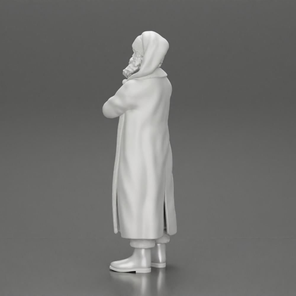 Diorama model building product photo 10: Santa Claus miniature, standing with crossed arms for diorama (Ref No. A51)