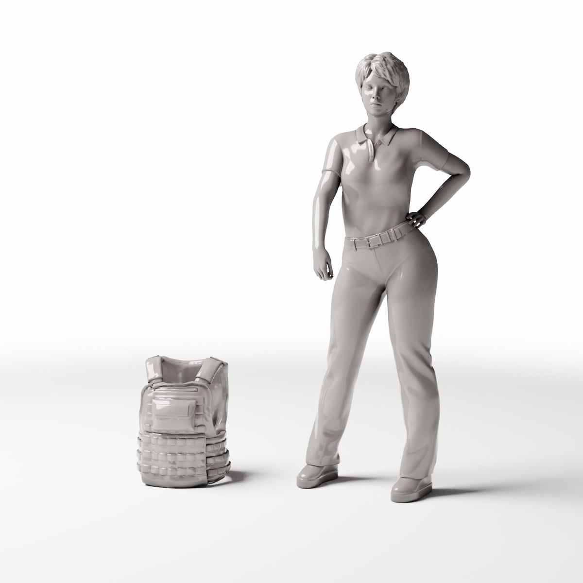 Diorama Model Building Product Photo 1: Military Diorama: Modern Tactical Soldier Vest (Ref. 406D)