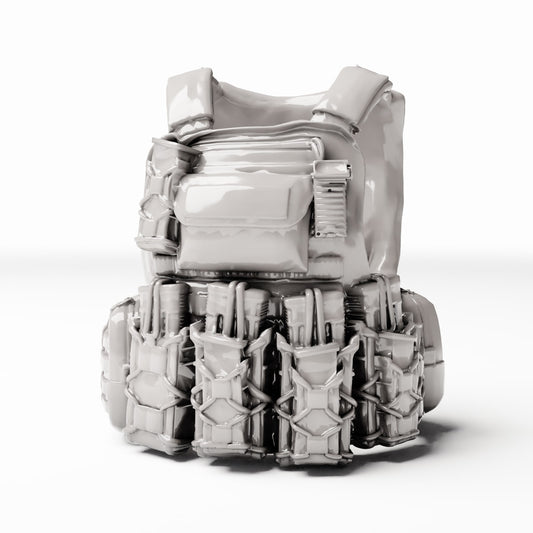 Diorama modeling product photo 0: Military diorama: Modern tactical protective vest (Ref. 407D)