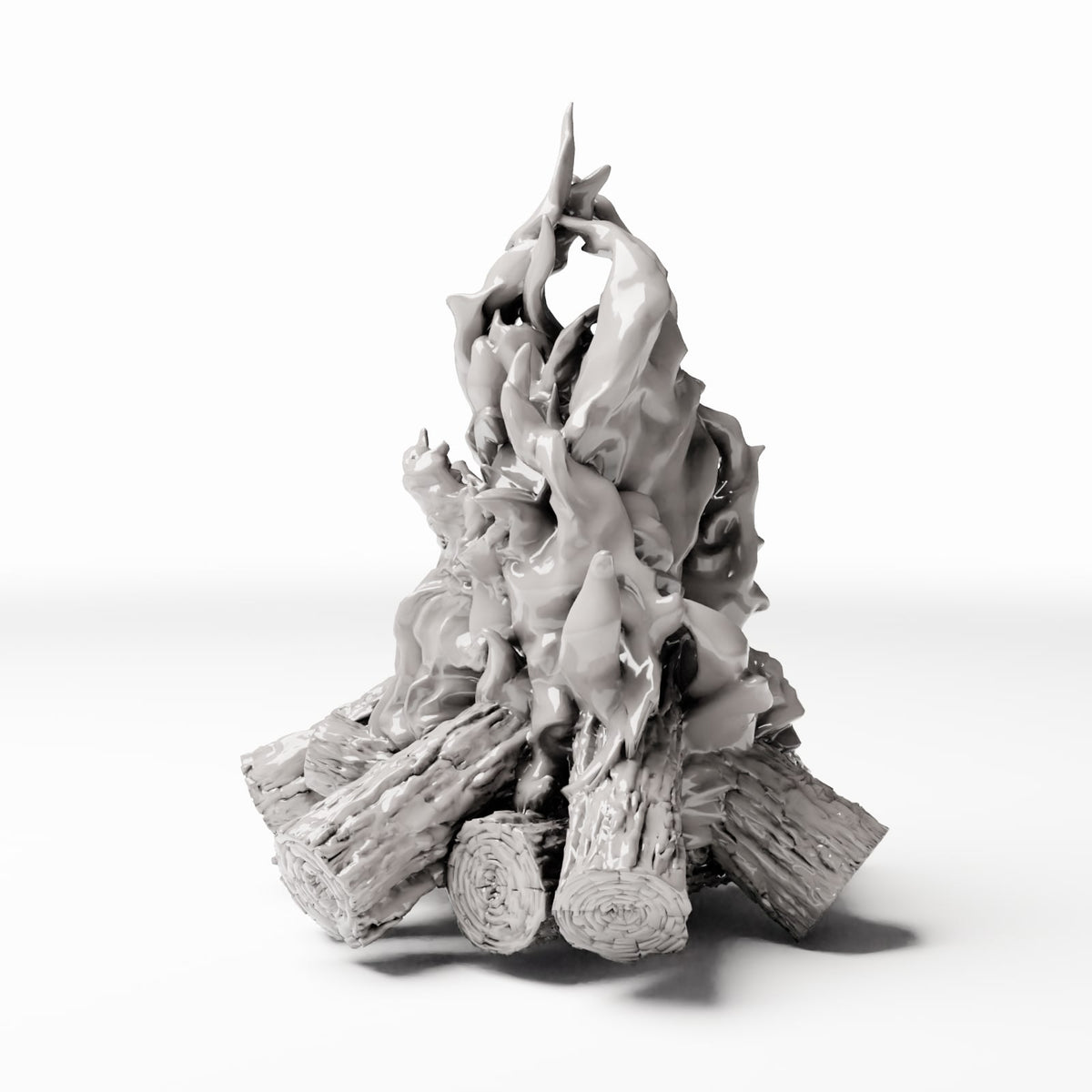 Diorama model-building product photo 0: Diorama terrain: campfire with logs (Ref. 428D)
