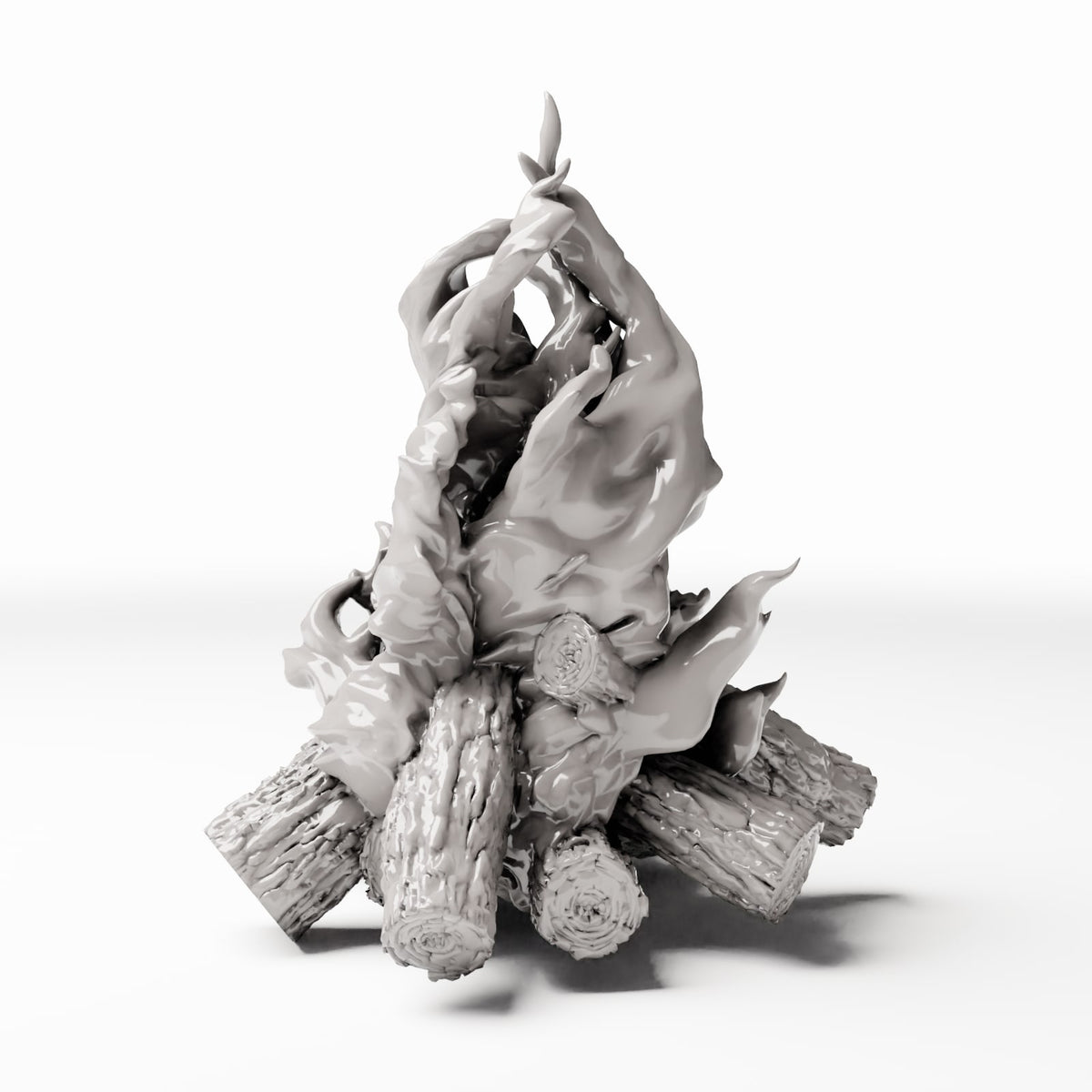 Diorama modelling product photo 3: Diorama terrain: campfire with logs (Ref. 428D)