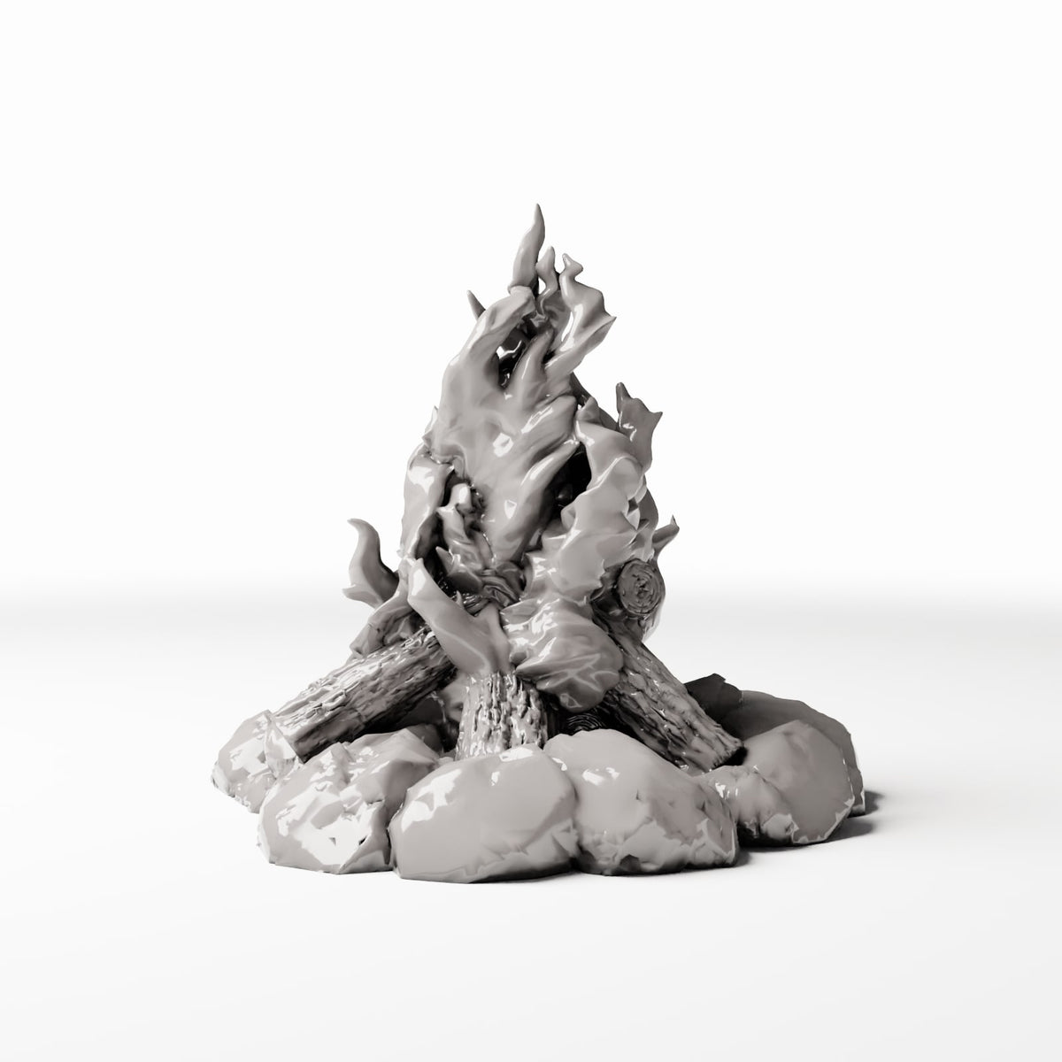 Diorama model-building product photo 2: Diorama terrain: campfire with stone ring (Ref. 429D)