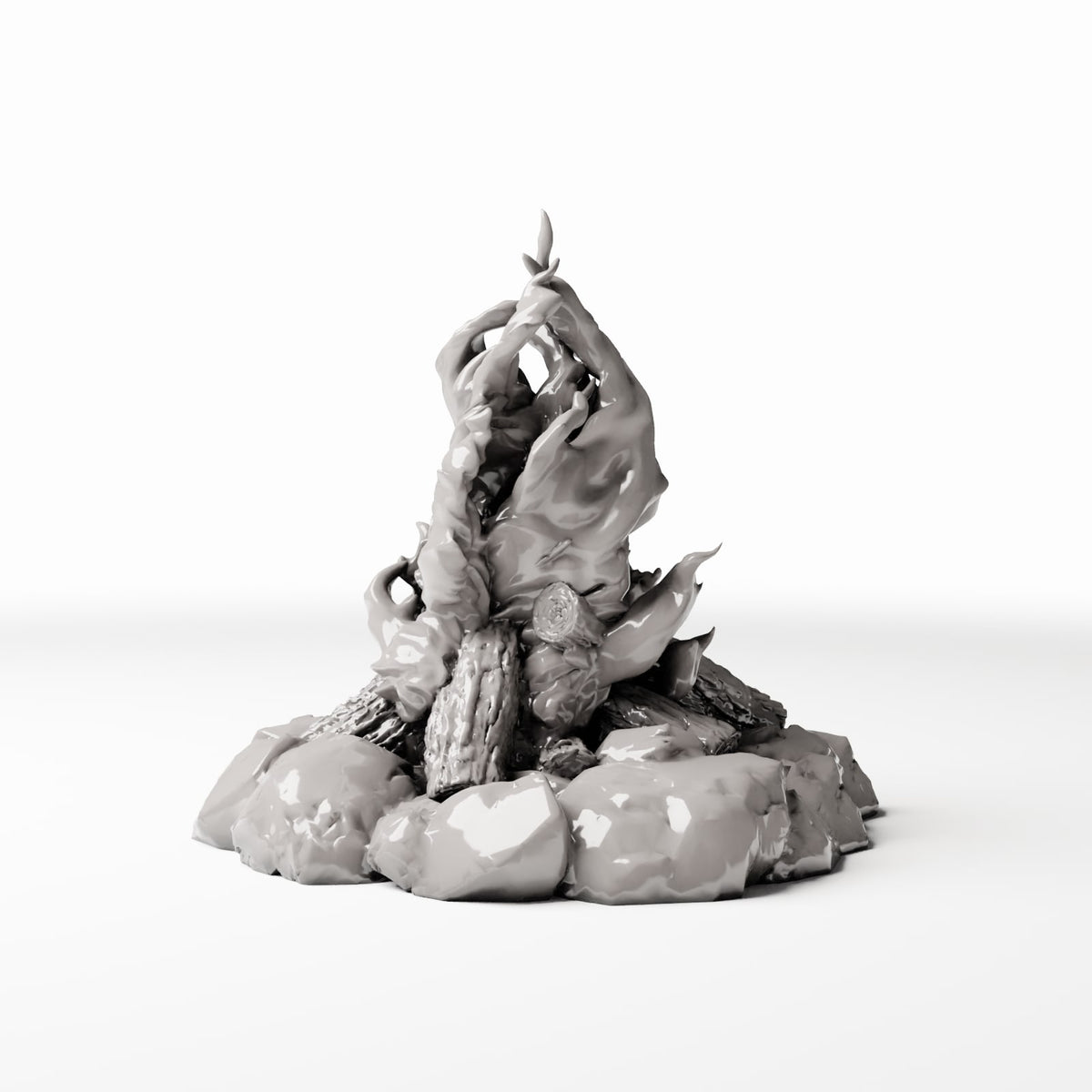 Diorama modelling product photo 3: diorama scenery: campfire with stone ring (Ref. 429D)