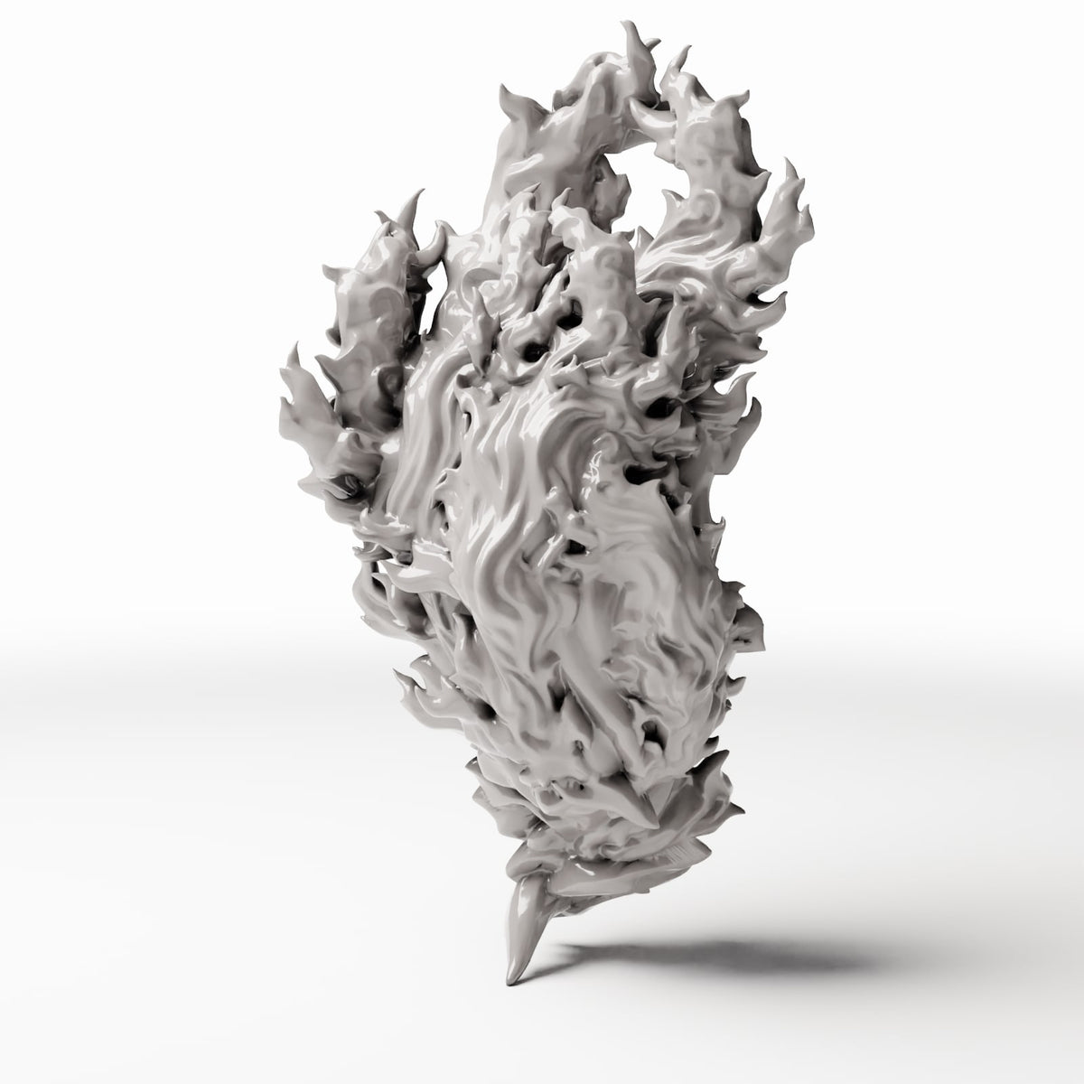 Diorama model-making product photo 2: Diorama terrain: Stylized flame (Ref. 433D)