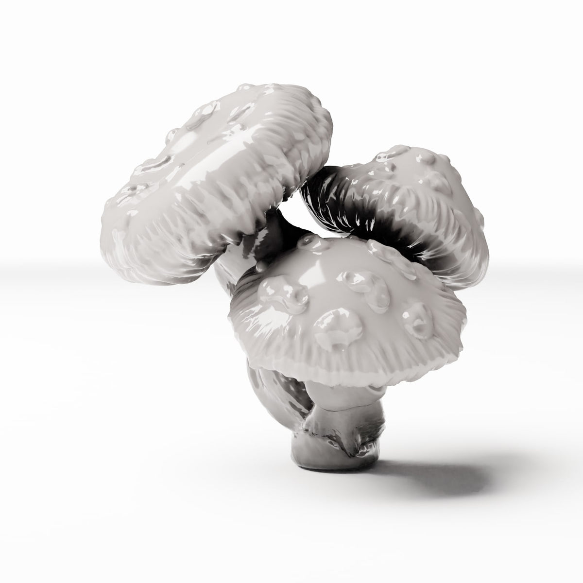 Diorama model-making product photo 0: Diorama plants: Spotted mushroom group (Ref. 446D)