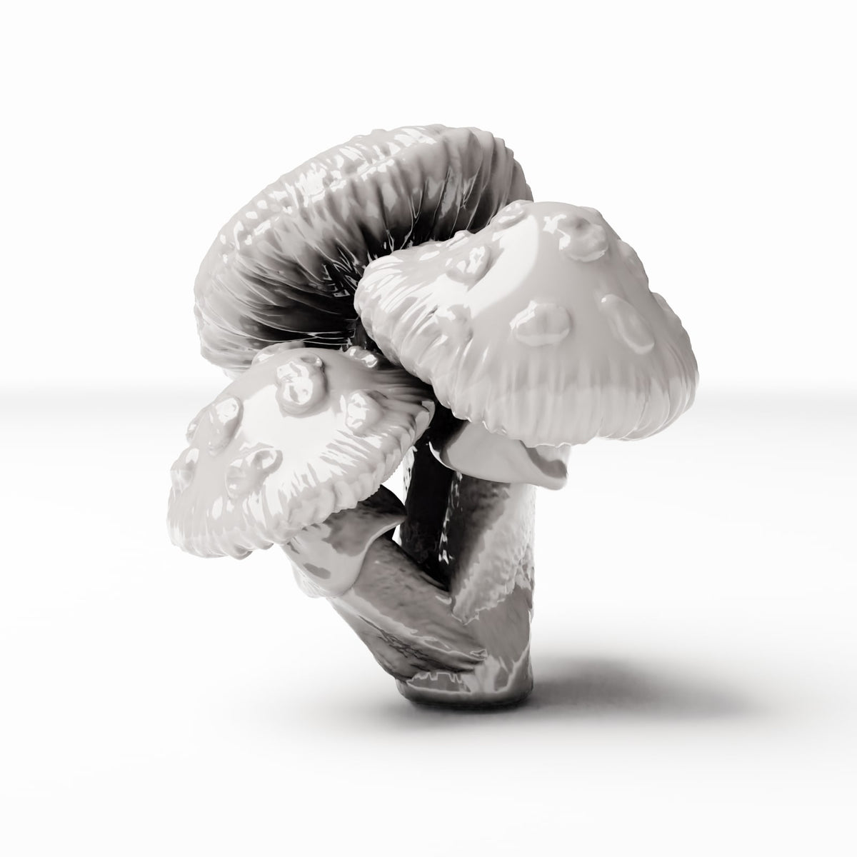 Diorama model-making product photo 2: Diorama plants: Spotted mushroom group (Ref. 446D)