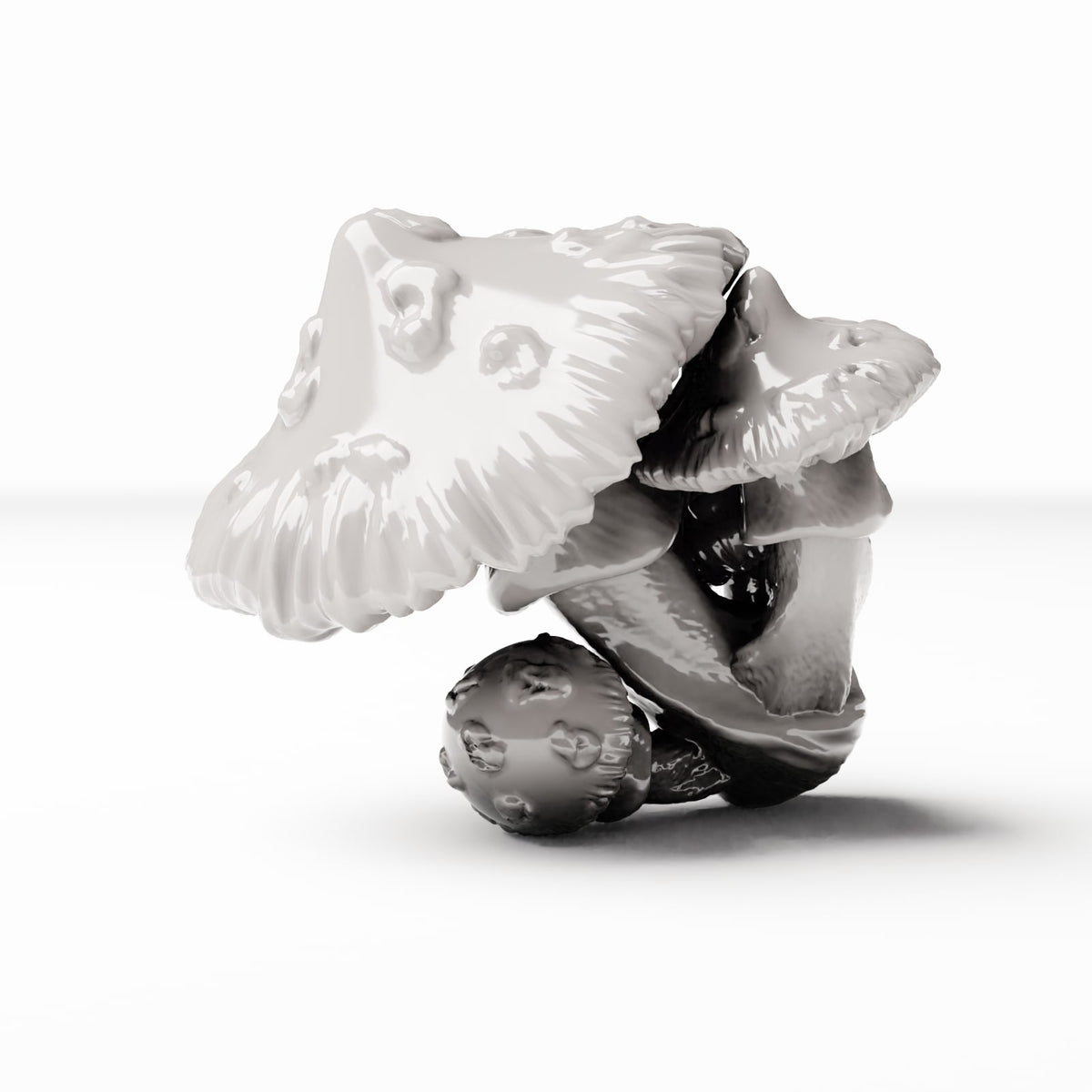 Diorama model-making product photo 3: Diorama plants: Spotted mushroom cluster (Ref. 447D)
