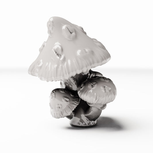Diorama model-building product photo 0: Diorama plants: Spotted mushroom group (Ref. 448D)