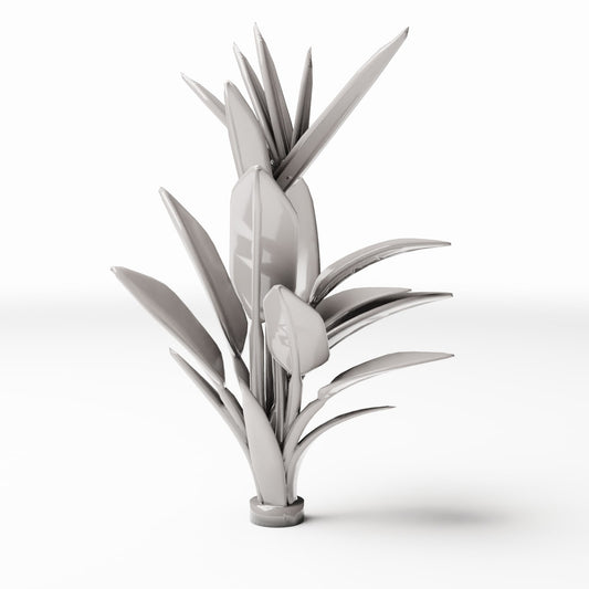 Diorama Model-Making Product Photo 0: Diorama Plants: Bird of Paradise Flower (Ref. 451D)
