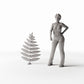 Diorama model-making product photo 1: Diorama plants: Upright fern with fronds (Ref. 467D)