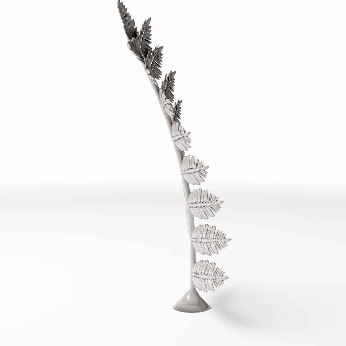Diorama model-building product photo 2: Diorama plants: Upright fern with fronds (Ref. 467D)