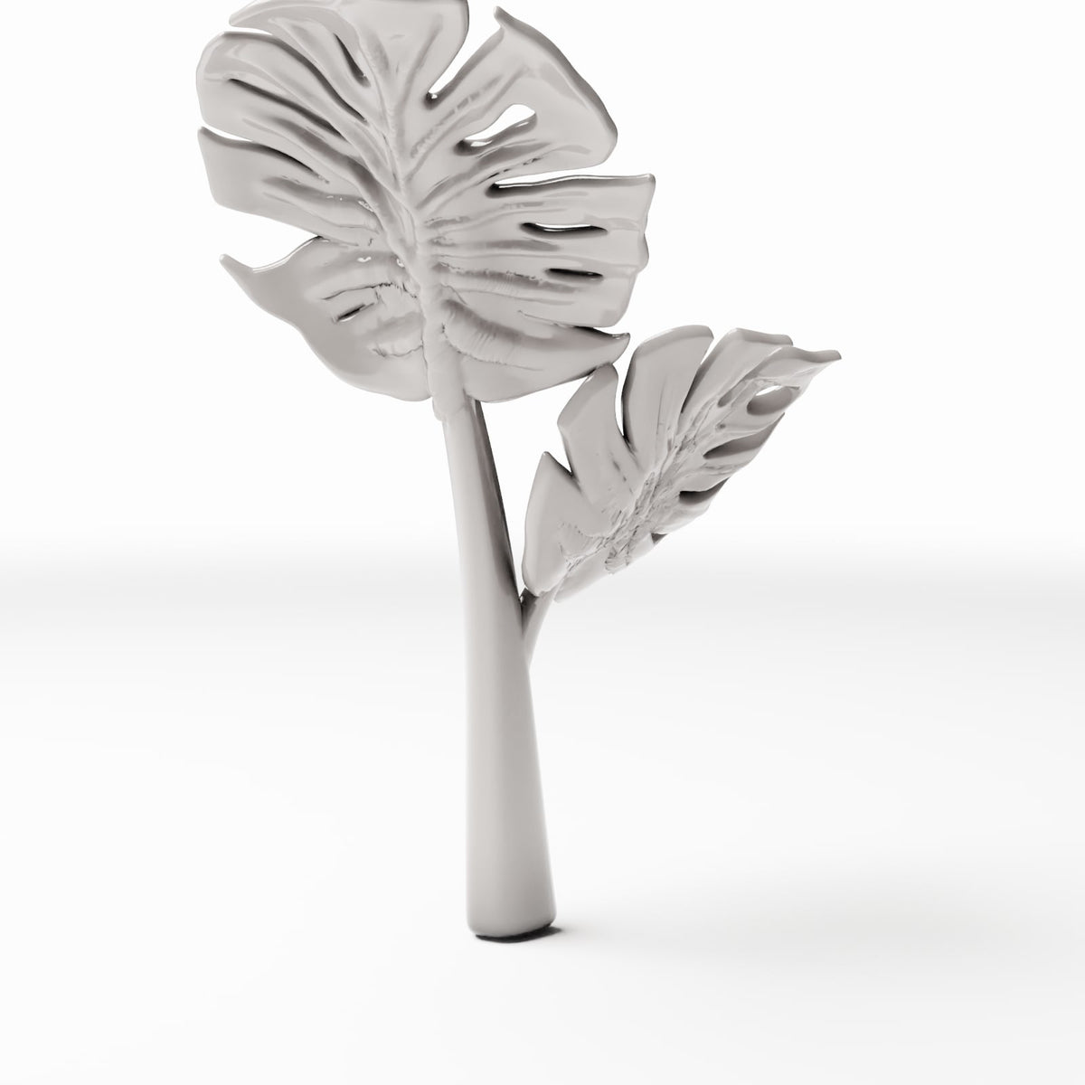 Diorama Model-Making Product Photo 3: Diorama Plants: Monstera plant with split leaves (Ref. 478D)
