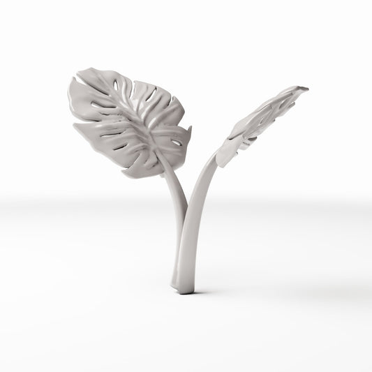 Diorama model-making product photo 0: Diorama plants: Monstera with two leaves (Ref. 480D)
