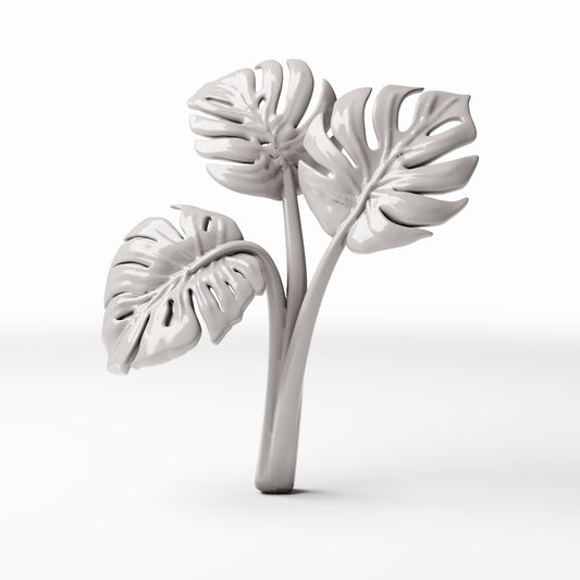 Diorama model-building product photo 0: Diorama plants: Monstera with three leaves (Ref. 481D)
