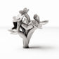 Diorama model building product photo 0: Diorama plants: Oxalis clover with flowers (Ref. 493D)