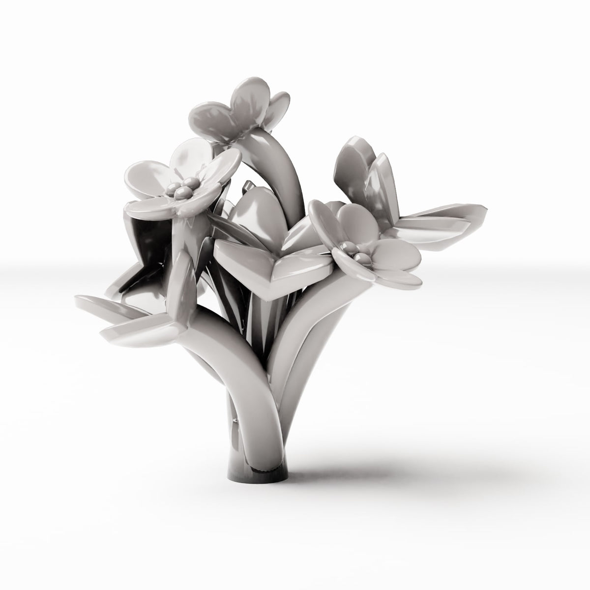 Diorama model building product photo 0: Diorama plants: Oxalis clover with flowers (Ref. 493D)