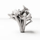 Diorama model-building product photo 3: Diorama plants: Oxalis clover with flowers (Ref. 493D)