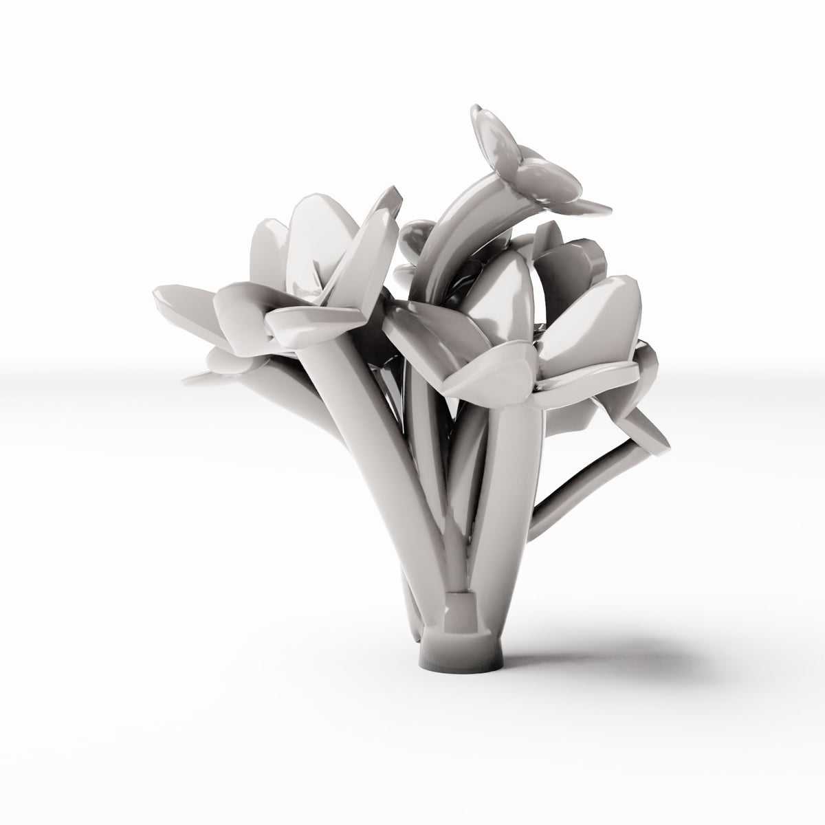 Diorama model-building product photo 3: Diorama plants: Oxalis clover with flowers (Ref. 493D)