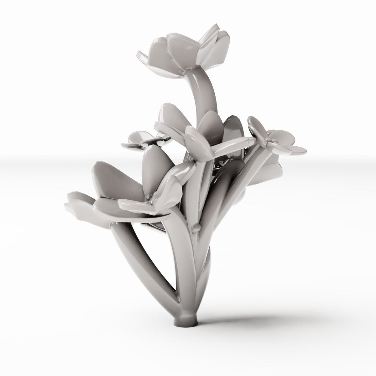 Diorama model-making product photo 3: Diorama plants: Oxalis shamrock, small plant (Ref. 498D)