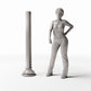 Diorama model product photo 1: Street diorama: antique street lamp post with base (Ref. 506D)