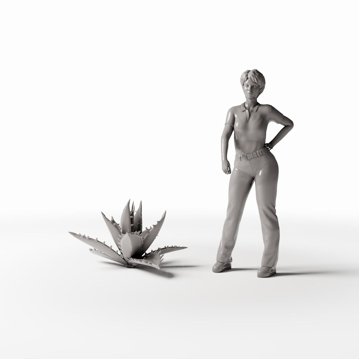 Diorama model-making product photo 1: Diorama plants: Agave with leaf rosette (Ref. 515D)