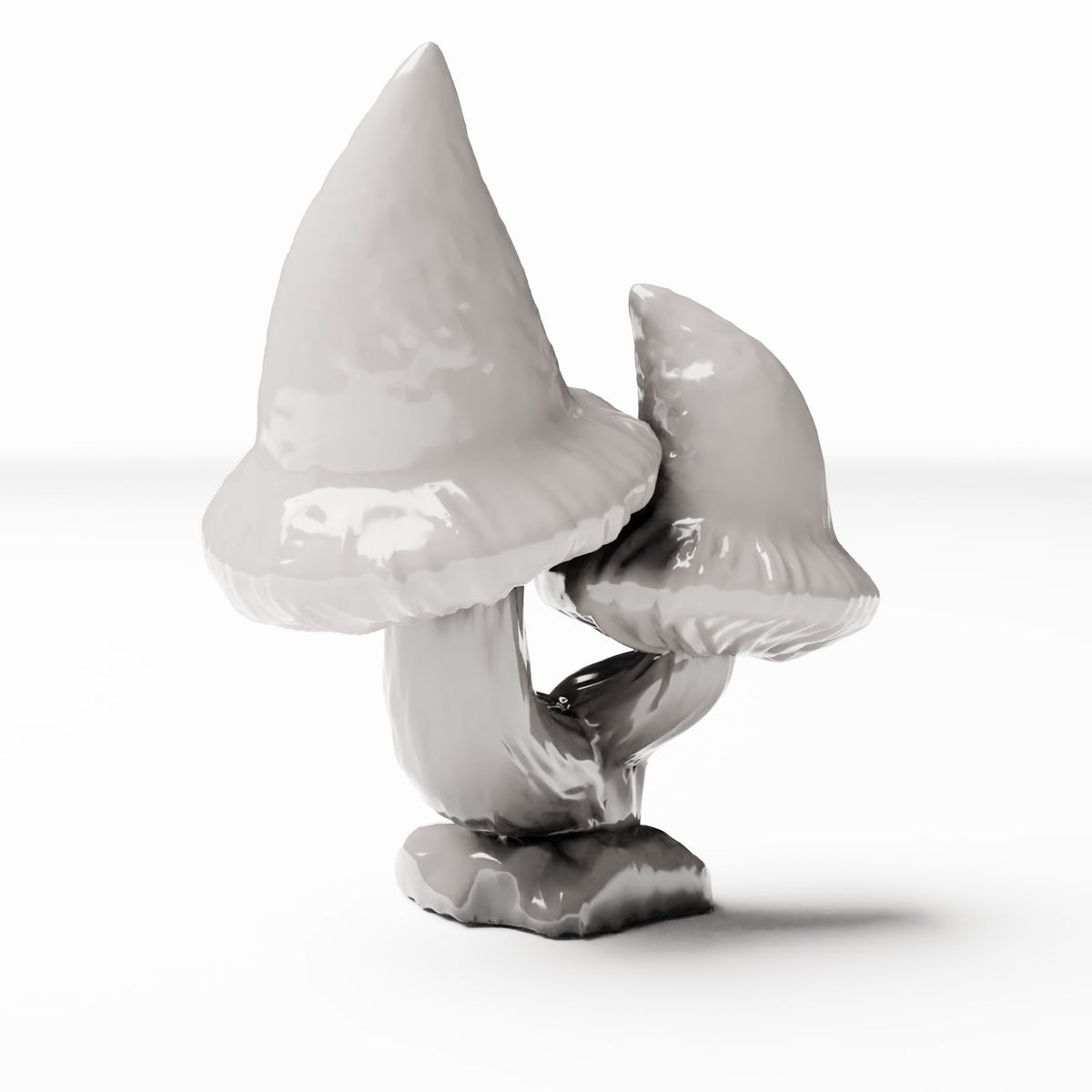 Diorama model-making product photo 3: Diorama plants: group of two pointed mushrooms (Ref. 558D)