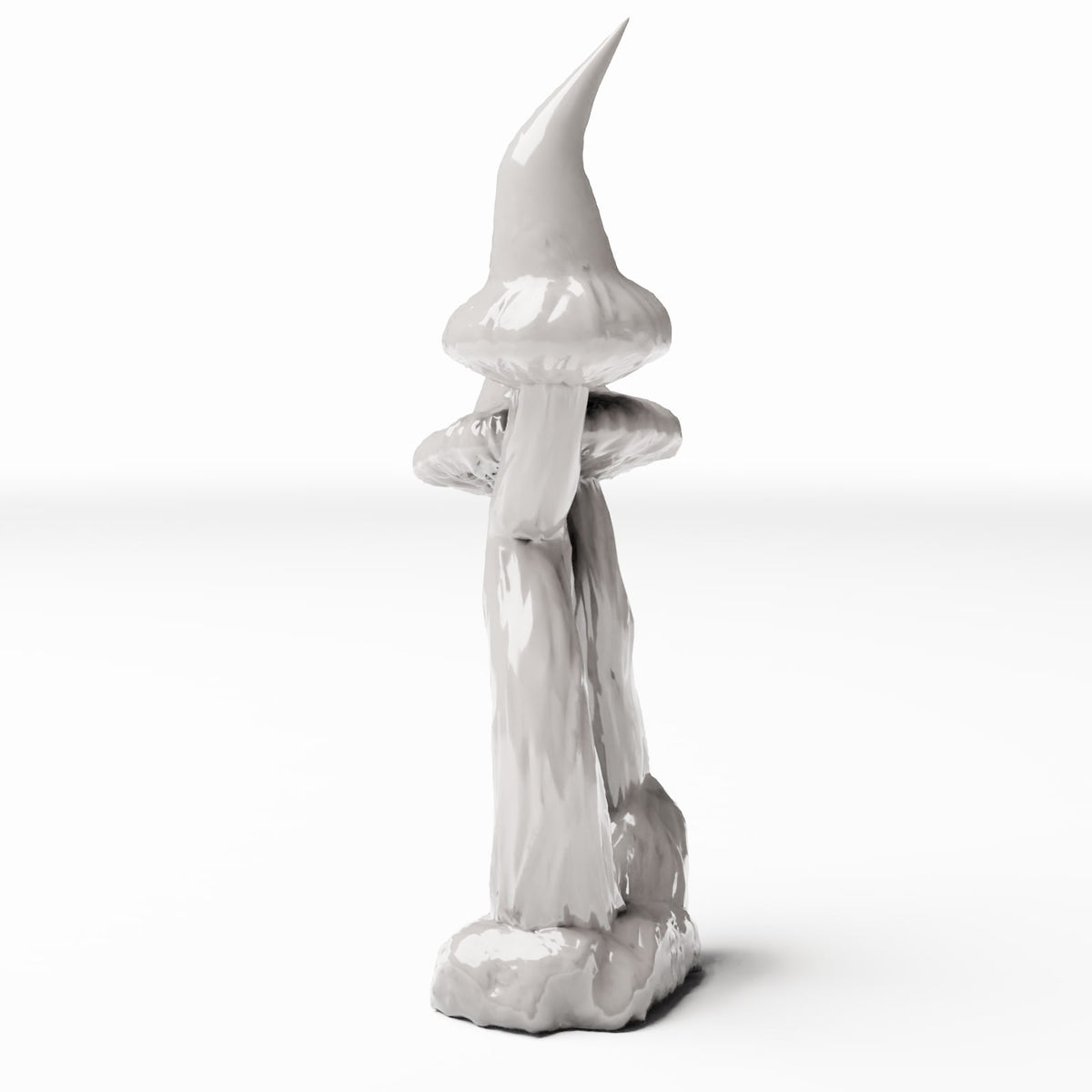 Diorama model-building product photo 0: Diorama plants: group of pointed mushrooms with curved tips (Ref. 559D)