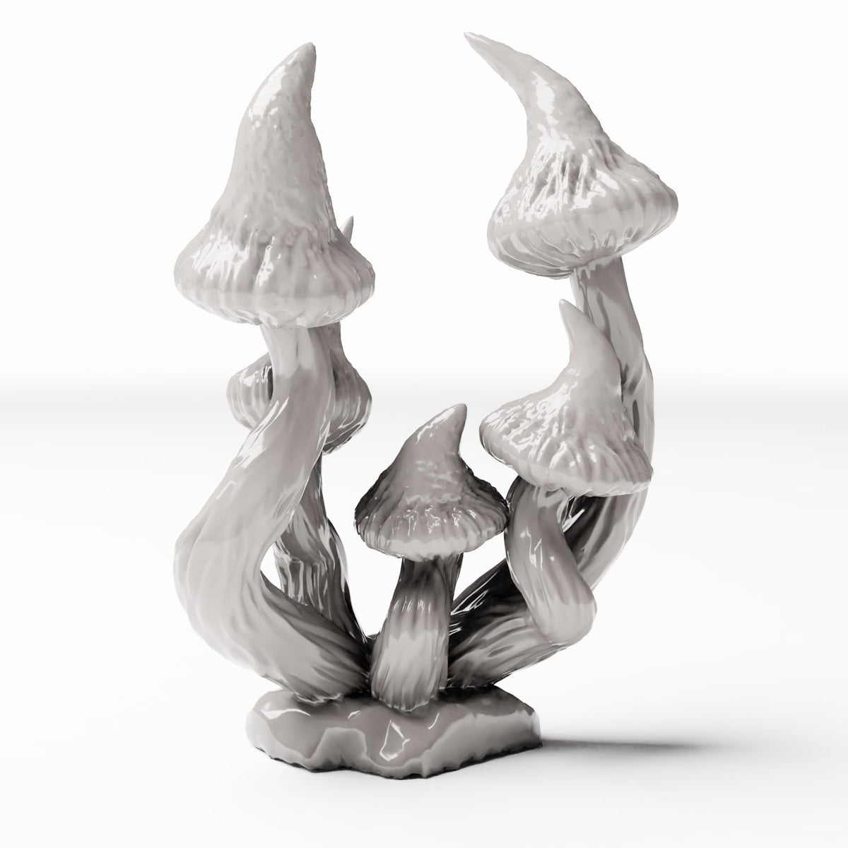Diorama model-building product photo 3: Diorama plants: group of pointed mushrooms (Ref. 560D)