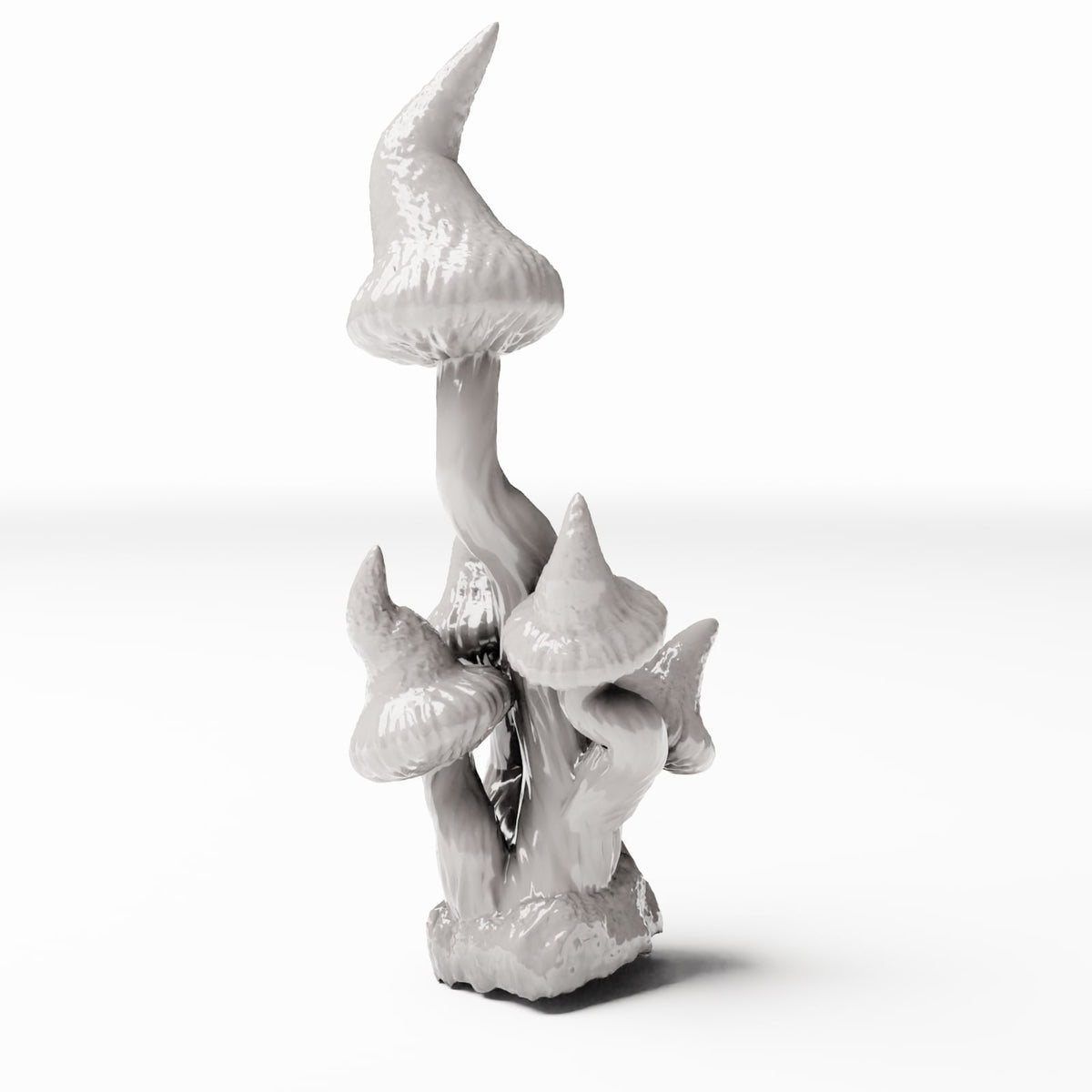 Diorama model-building product photo 3: Diorama plants: cluster of pointed mushrooms for the forest floor (Ref. 563D)