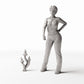 Diorama Modellbau Produktfoto 1: Diorama Pflanzen: Spitzpilzgruppe mit drei Pilzen (Ref. 564D)