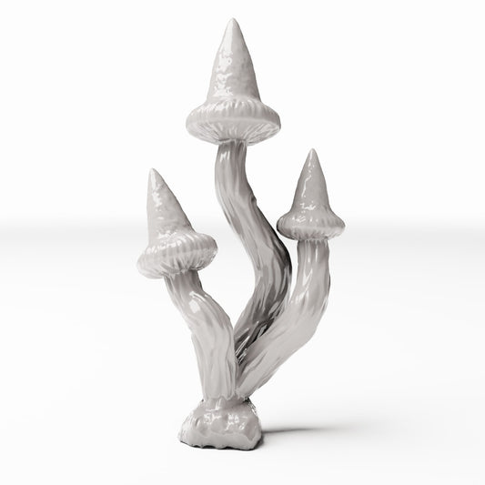 Diorama Model Product Photo 0: Diorama Plants: Cluster of three pointed mushrooms (Ref. 564D)
