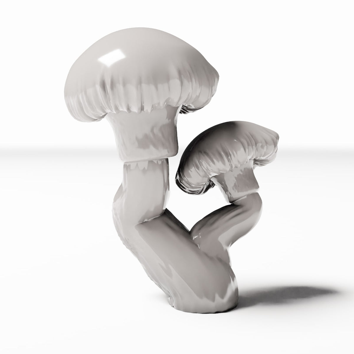 Diorama model-building product photo 3: Diorama plants: round-cap mushrooms, mushroom cluster (Ref. 568D)
