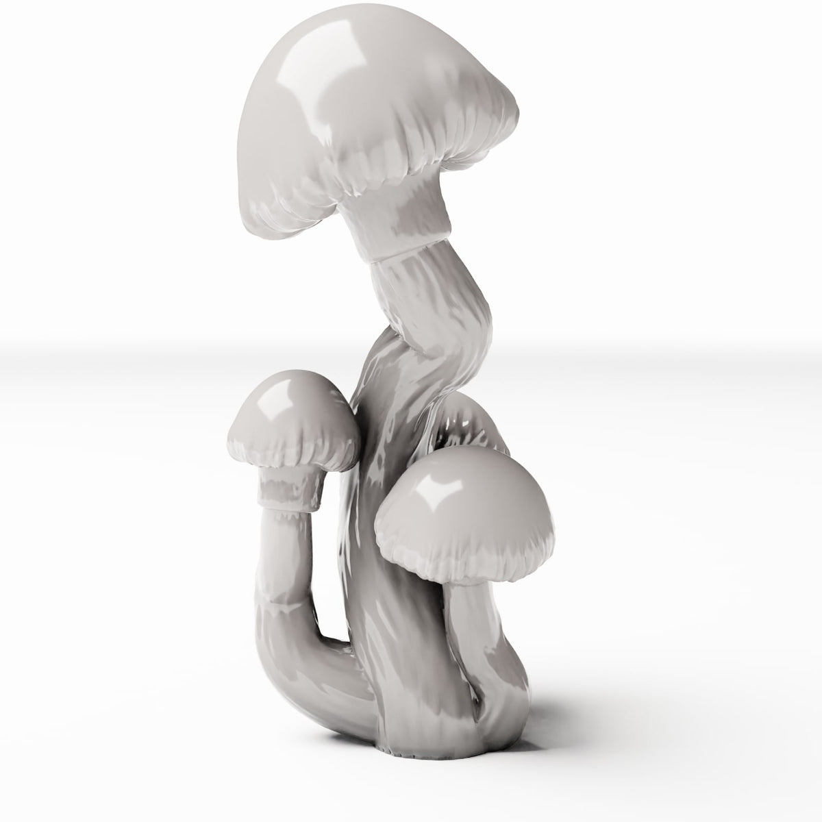 Diorama model-building product photo 0: Diorama plants: Round-cap mushrooms as a mushroom group (Ref. 570D)