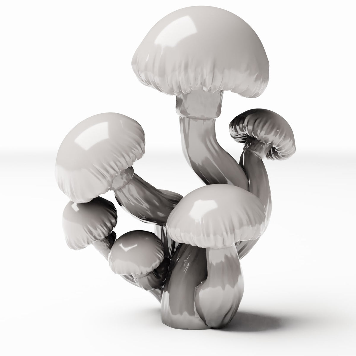 Diorama model-building product photo 0: Diorama plants: clusters of round-capped mushrooms (Ref. 572D)