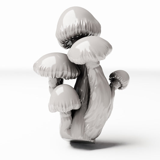 Diorama modelling product photo 0: Diorama plants: round-capped mushrooms in clusters (Ref. 573D)
