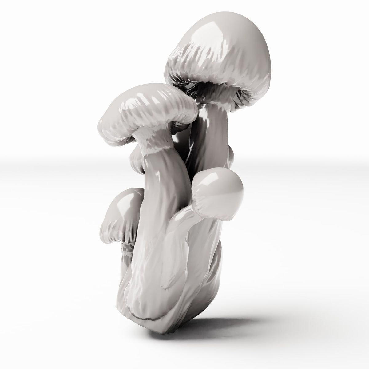 Diorama model-making product photo 2: Diorama plants: round-capped mushrooms in clusters (Ref. 573D)