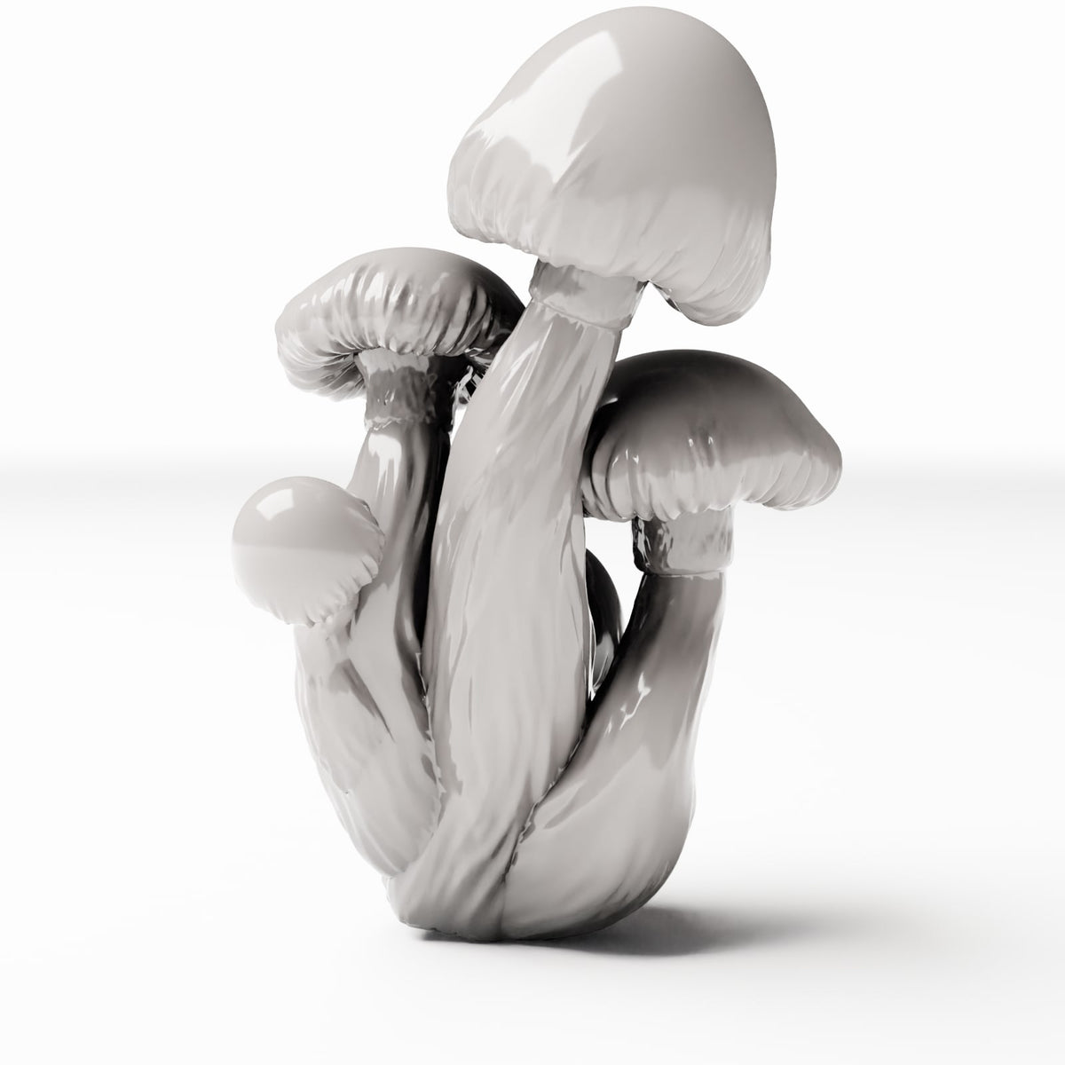 Diorama model-making product photo 3: Diorama plants: round-cap mushrooms in clusters (Ref. 573D)