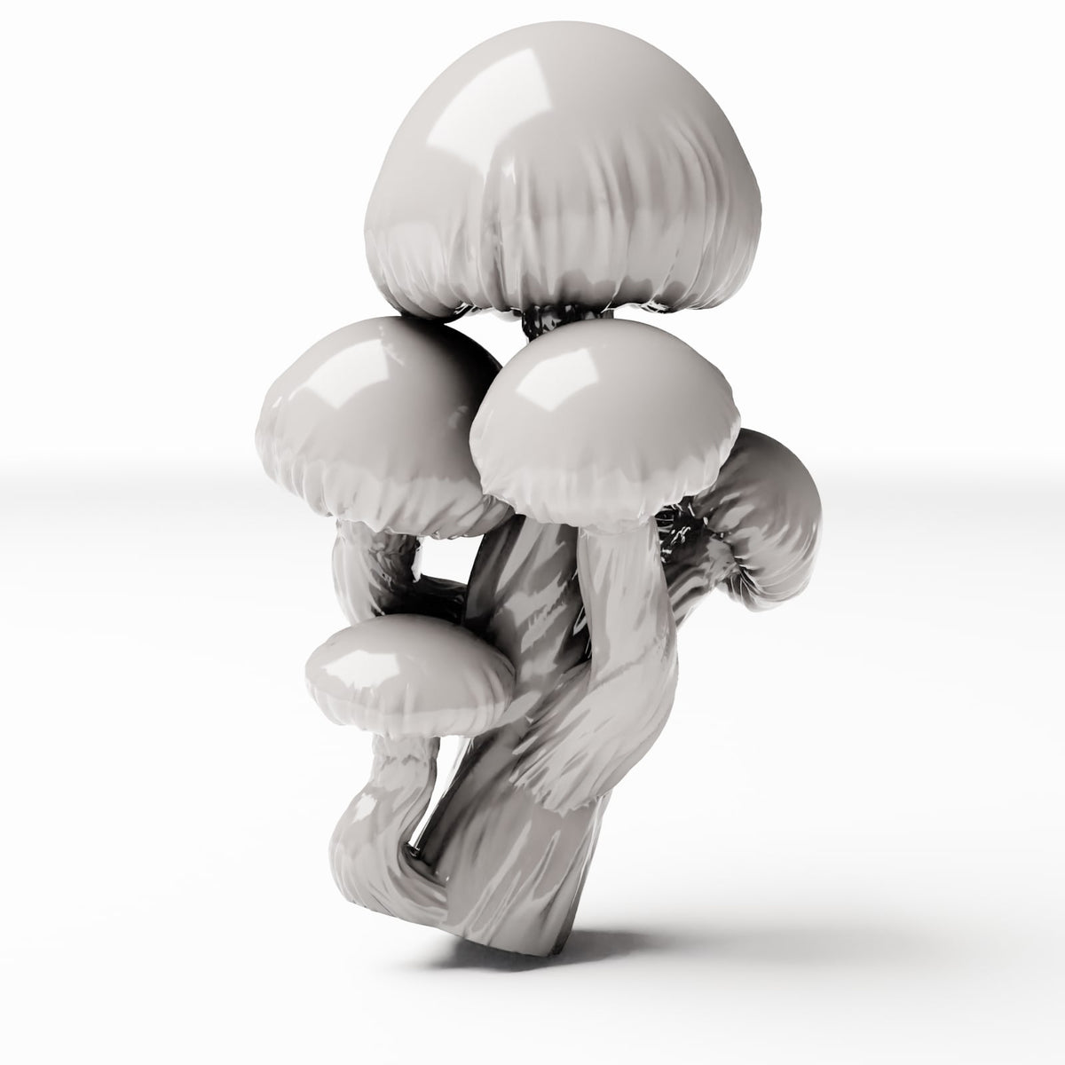 Diorama model-building product photo 0: Diorama plants: round-capped mushrooms as a mushroom cluster (Ref. 574D)