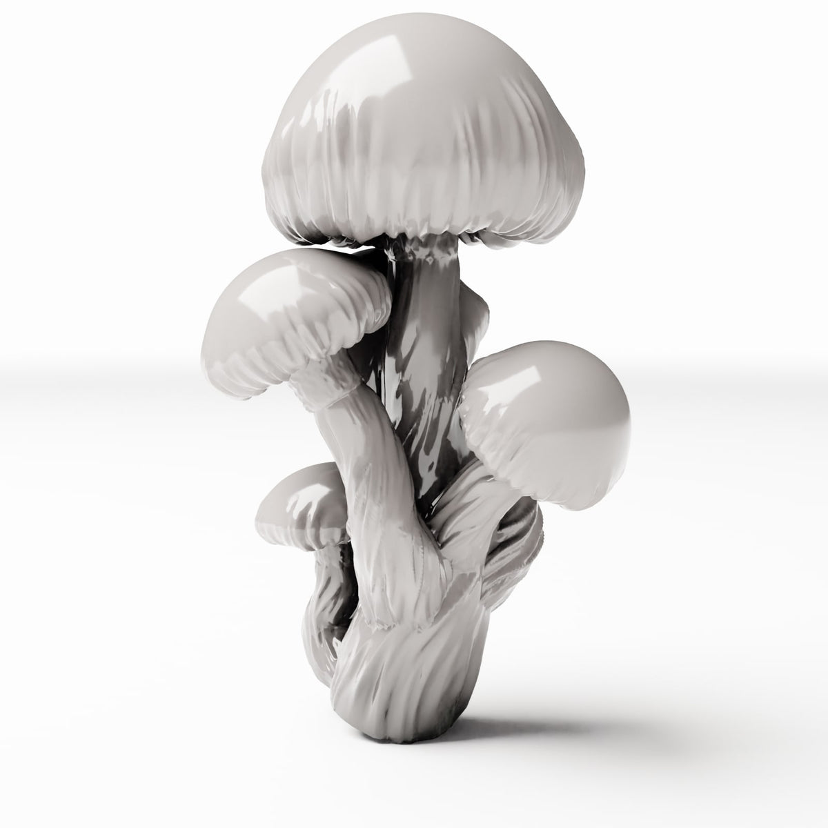 Diorama model-building product photo 2: Diorama plants: round-cap mushrooms in clusters (Ref. 574D)