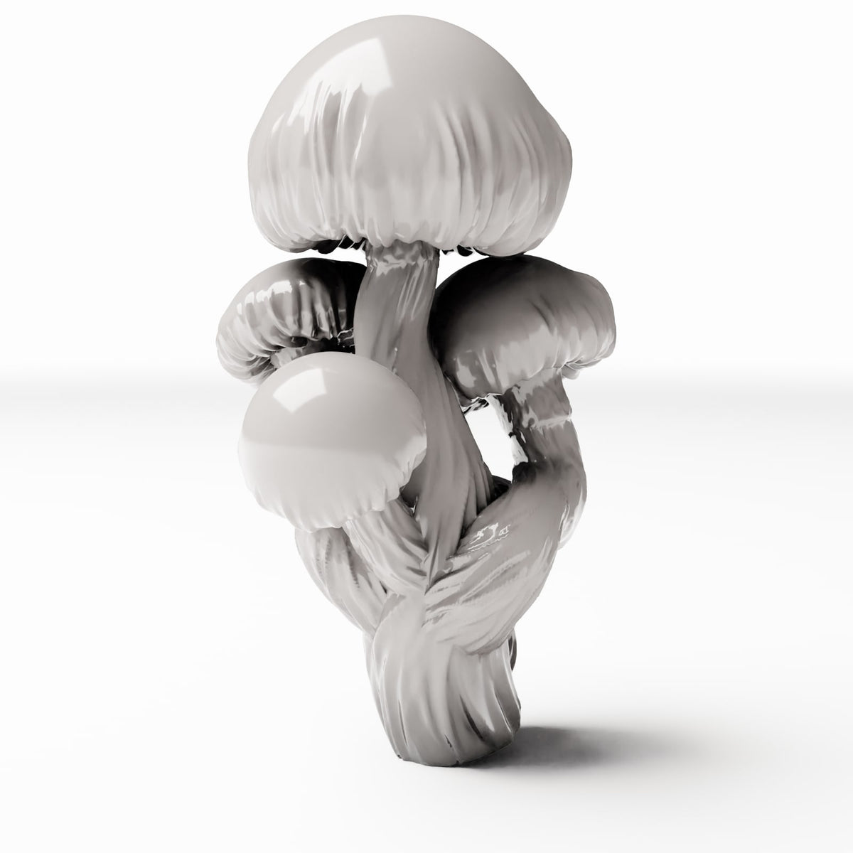 Diorama model-making product photo 3: Diorama plants: round-cap mushrooms in clusters (Ref. 574D)