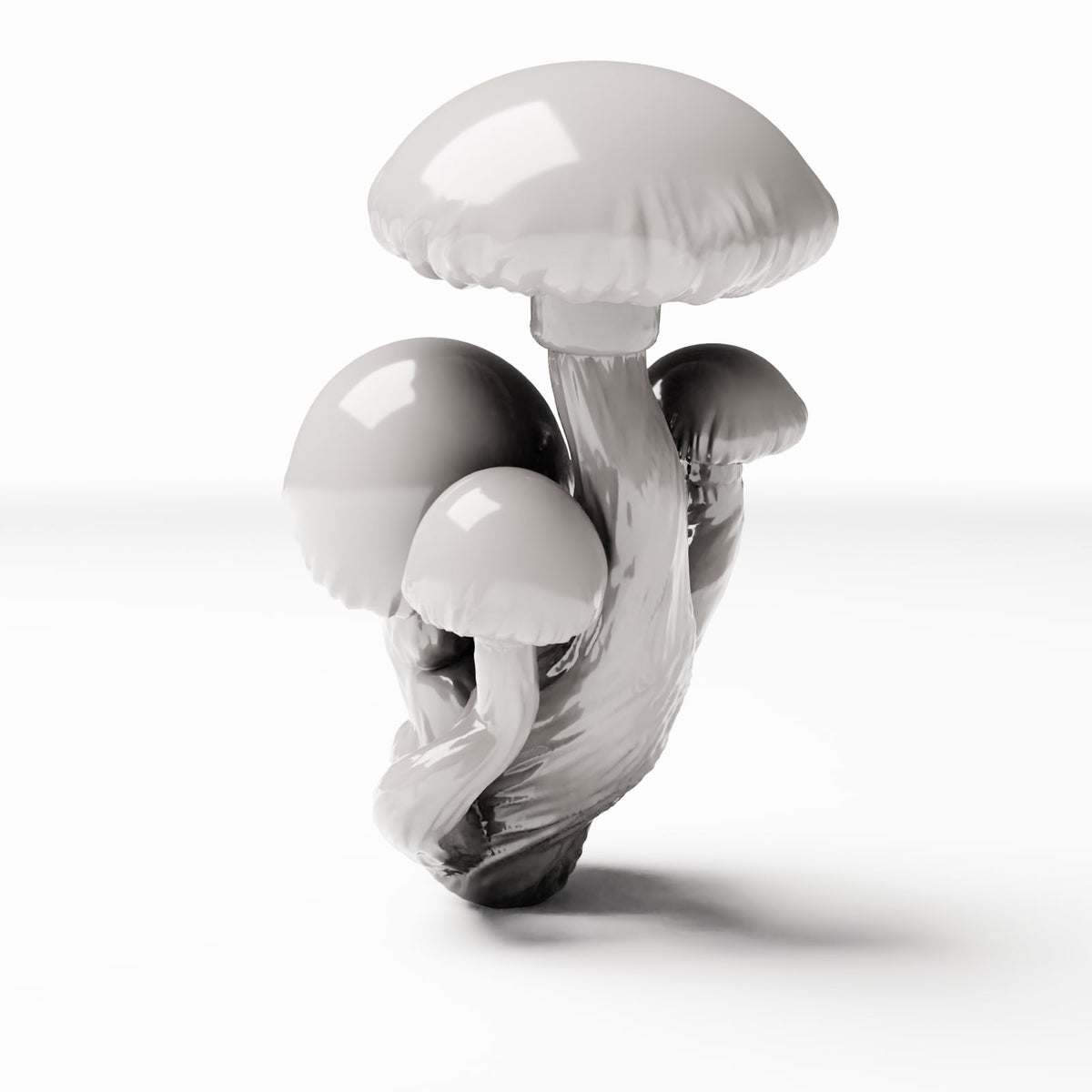 Diorama model building product photo 2: Diorama plants: cluster of mushrooms with tree trunk (Ref. 575D)